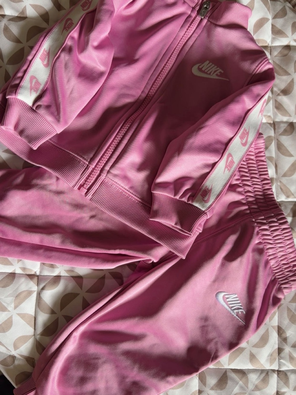 Nike Pink Youth Track Jacket & Joggers Set